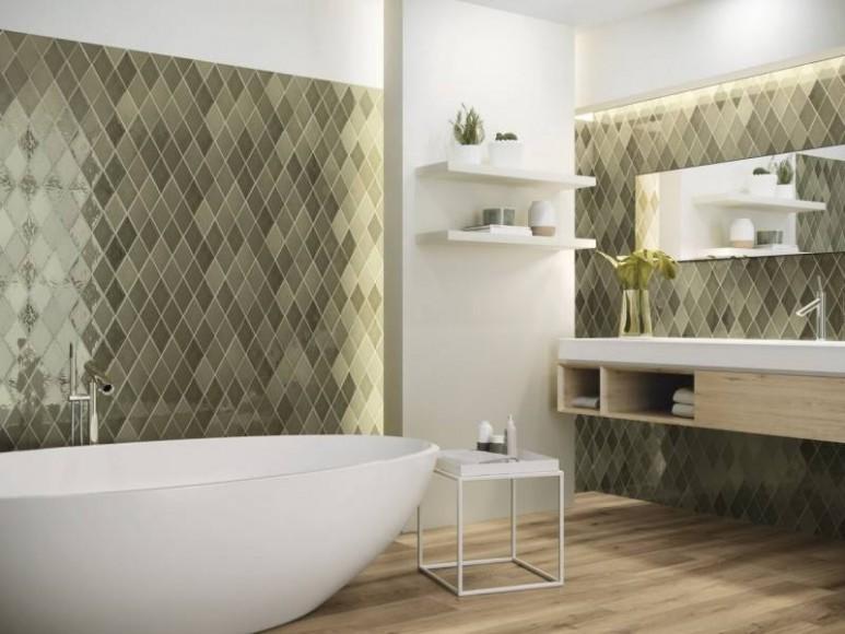 Wood-Look Bathroom Tiles