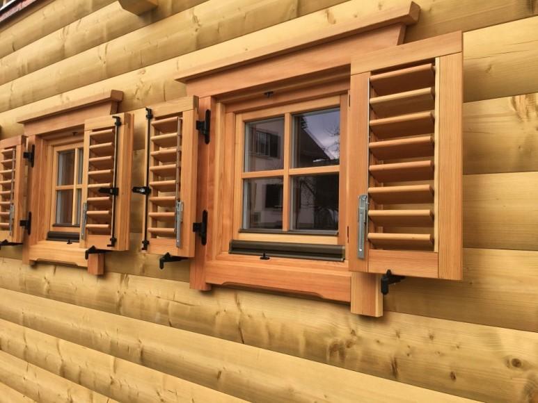 Log Cabin Windows