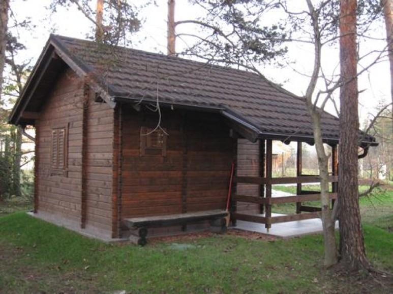 Dark Log Cabin