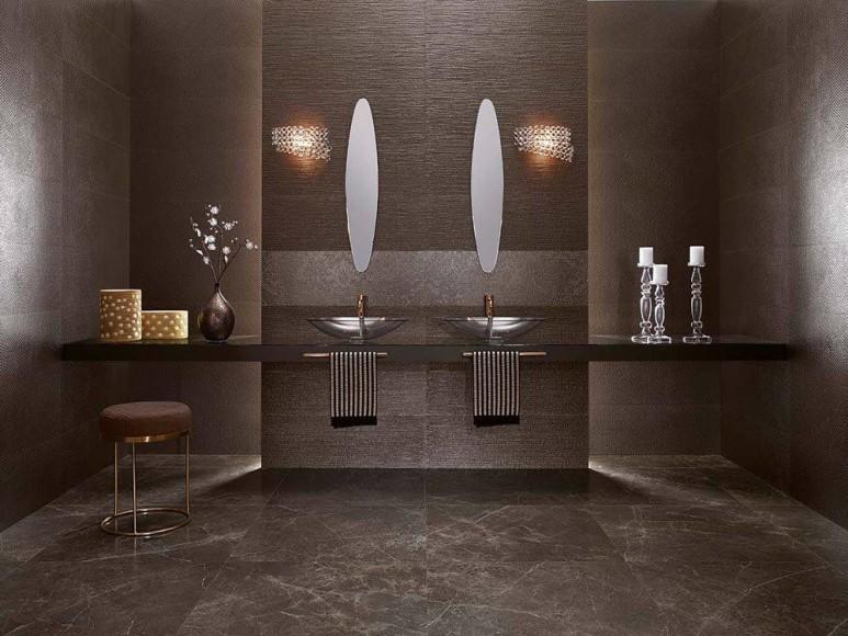 Dark Bathroom Ceramic Tiles