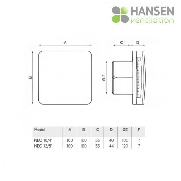 Radial Fan Diagram